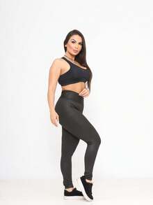 Women Leggings - 藍色 - 查看 7