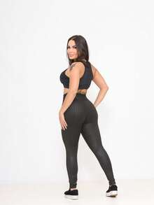 Women Leggings - 藍色 - 查看 9