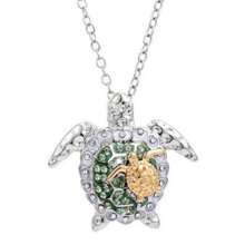 1pc New Ocean Turtle pendant Necklace - Multicolor - View 4