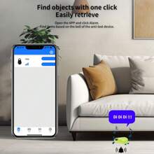 迷你可充電防丟失定位gps追踪器鑰匙扣智能家居手機汽車鑰匙查找定位標籤小型防丟失追踪器報警定位,適用於老人、狗和貓寵物、錢包和行李追踪器,作為禮物非常適合 - 綠色 - 查看 5