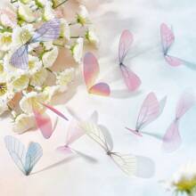 10/20/50 件網狀 Diy 蜻蜓翅膀形狀耳墜,聖誕裝飾,婚禮,生日派對,禮品,裝飾品,珠寶配件 - 20只 - 查看 4