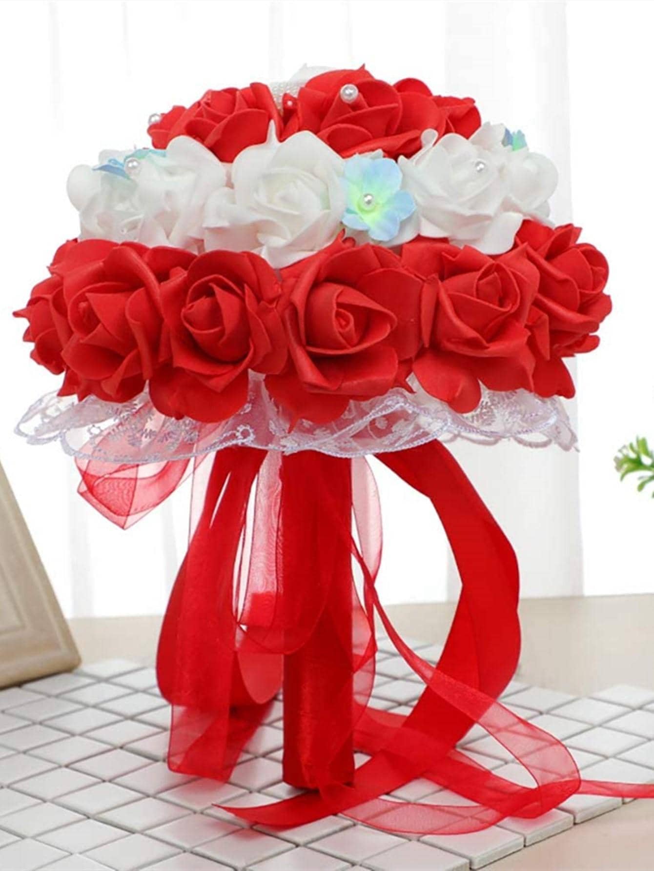 10/30/50pcs Macaron Color Series PE Foam Flower Fake Rose Head