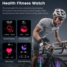LIGE Reloj Inteligente Lige Con Llamadas, Música, Detección De Frecuencia Cardíaca, Detección De Presión Arterial, Detección De Oxígeno En Sangre, Detección De Frecuencia Cardíaca Todo El Día, Pantalla De Tiempo, Cuenta De Pasos, Calorías, Distancia, Tiempo De Sueño, Pantalla De Encendido Y Apagado, Cronómetro, Modo Deportivo Múltiple