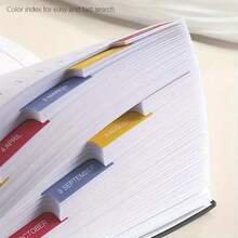 2024年行程本,筆記本,日記本,自律簽到計畫本(深灰色) - 深灰色 - 查看 3