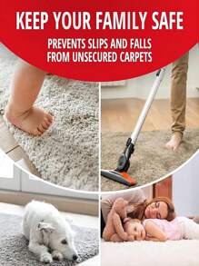 8/12入組防滑地毯,門口地氈/走廊地氈/裝飾地氈/客廳地氈/臥室地氈/露臺地毯/浴室地氈/廚房地氈/辦公室地毯/兒童房地氈/跑步機/門墊/寵物墊 - 黑色 - 查看 6