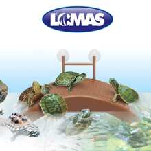 Lomas Muelle Flotante para Tortugas de 21 Centímetros - Caqui - Ver 2