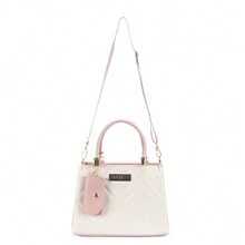 Women Tote Bags - 乾枯玫瑰色 - 查看 8