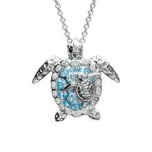1pc New Ocean Turtle pendant Necklace - Multicolor - View 6