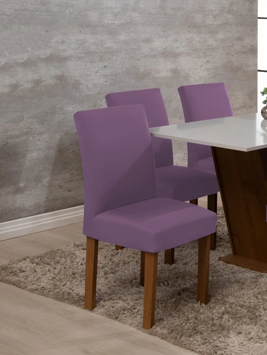 Dennis Confecções Chair Covers - Lilac - View 1