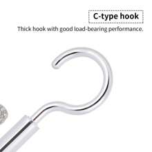 1pc Gray Diamond Four Claw Hook - Grey - View 6