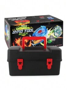 Bey Burst Booster Top Set, Battle Game With Launcher Grip Storage Box Gyro Toy Christmas Gift - Multicolor - View 2