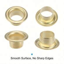 NEWONE 1 Set 1/4 Inch Grommet Eyelet Plier Set, Eyelet Hole Punch Pliers Kit With 100 Metal Eyelets, Grommet Tool Kit For Leather Clothes Belt, Tools For Men