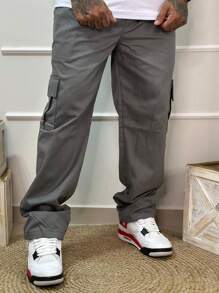 Men Jeans - 灰色 - 查看 4