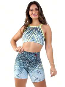 Women Sports Sets - 綠色 - 查看 1