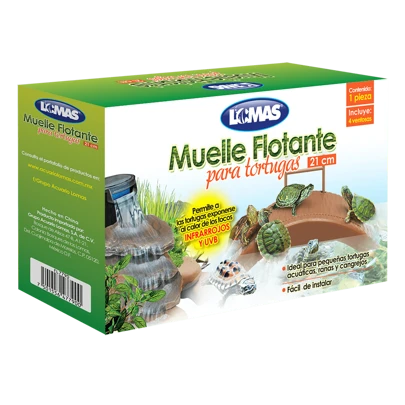 Lomas Muelle Flotante para Tortugas de 21 Centímetros