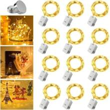 5 Pieces Mini Light Series 2 Meters Decorative LED Light Strip Fairy Light Warm Color - Yellow - View 3
