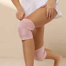 WOSWEIR 1 Pair Of Dance Knee Pads With Thick Sponge For Women's Yoga, Dancing, Exercise And Floor Cleaning Gym Accessories Knee Support Sports Knee Pads Gym Knee Pads - Pink - View 7