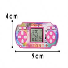 1 件袖珍遊戲機,附 2 張貼紙,6 種隨機顏色(不含電池)。這款迷你遊戲機有 8 種不同的內建遊戲。它可以用作生日派對、萬聖節、聖誕節的禮物,也可以在遊戲派對或辦公室中用作減壓遊戲機或教育玩具。 - 彩色 - 查看 3