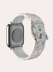 1 Peça Pulseira de Relógio em TPU com Padrão Minimalista Multicolorido de Concha e Estrela-do-mar, Compatível com 38/40/41/42/44/45/46/49mm Ultra/SE/10/9/8/7/6/5/4/3/2/1