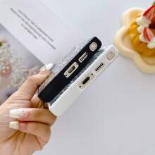 Vỏ điện thoại Pc Pc chống rơi màu đen tương thích với điện thoại Apple, Samsung, Oppo, Xiaomi Android - màu đen - Xem 8