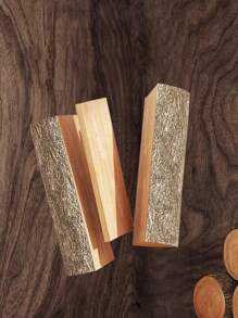 1入隨機圖案木質蝴蝶刀拼圖模型,3d拼圖,教育玩具,摺疊刀 - 米色 - 查看 6