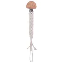 1 Pièce Nouveau Style Enfants Anti-chute Bois Arc-en-ciel Clip Pour Artisanat, Innovant Dessin Animé Conception Diy Fait Main Tissé Corde Bijoux