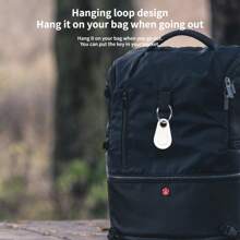 迷你可充電防丟失定位gps追踪器鑰匙扣智能家居手機汽車鑰匙查找定位標籤小型防丟失追踪器報警定位,適用於老人、狗和貓寵物、錢包和行李追踪器,作為禮物非常適合 - 綠色 - 查看 6