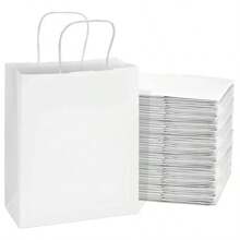 Gift Wrap Bags - 白色紙袋 P 21.5x15x8cm - 查看 1