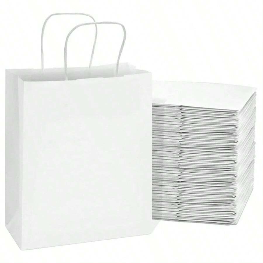 Gift Wrap Bags - 白色紙袋 P 21.5x15x8cm - 查看 1