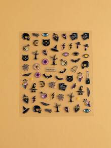 1pc 5d Nail Sticker - Multicolor - View 5