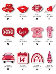 1pc Valentine's Day Red Elf Ornament, Colorful Printed Dwarf Shaped Indoor Warm Decorative Hanging Sign, Suitable For Valentine's Day, Wedding Holiday Decoration Accessories, Gift Box Decoration Hanging Pendant - Multicolor - View 8