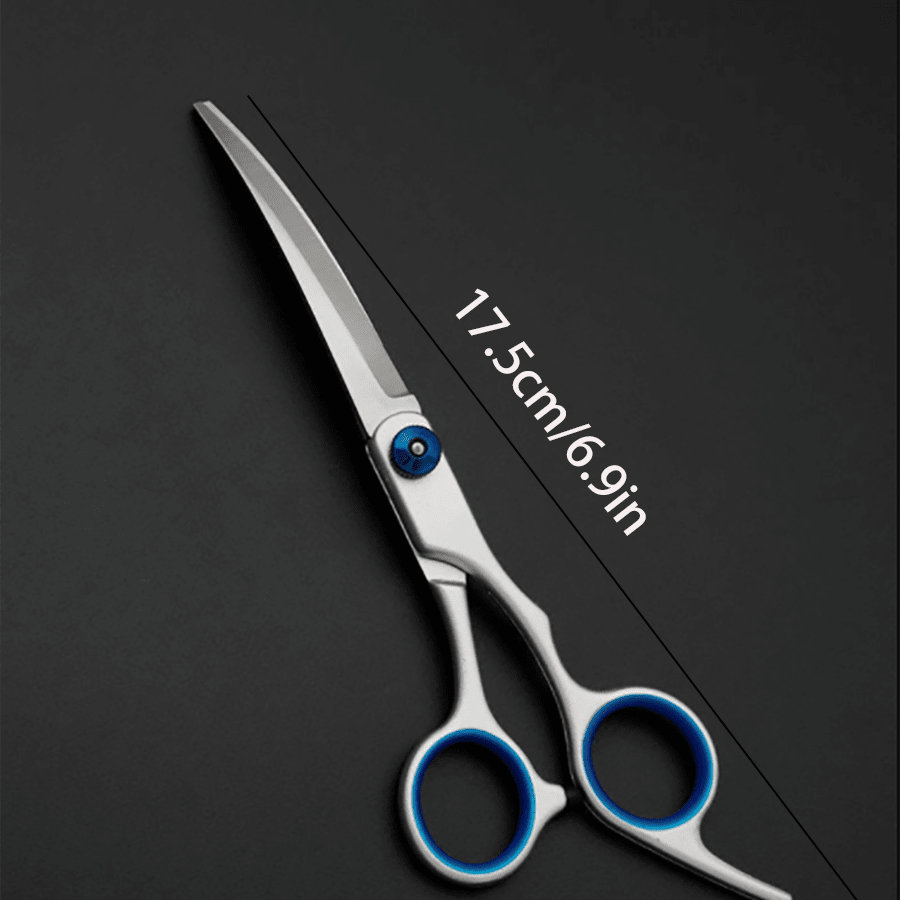 1set Pet Grooming Scissors Tool Kit, Including Straight & Curved