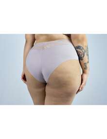 Plus Size Panties - 紫丁香色 - 查看 2