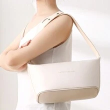 1入可愛卡通蝴蝶貓咪圖案帆布午餐袋-適合便當、上班族和媽媽使用的時尚耐用學校組織袋、老師收納袋、教室袋、教室組織袋 - 白色 - 查看 9