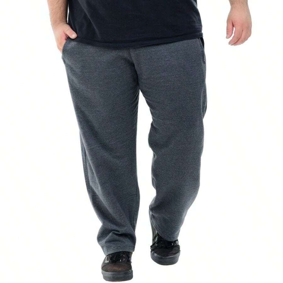 Plus Size Sports Leggings & Pants - 灰色 - 查看 1