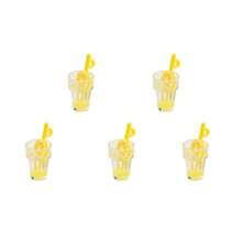 5/10入組可愛水果奶茶杯造型夜光吊飾,適用於手鍊、項鍊、耳環、鑰匙扣、腳鍊、手機鍊裝飾、串珠 - 5顆 - 查看 18