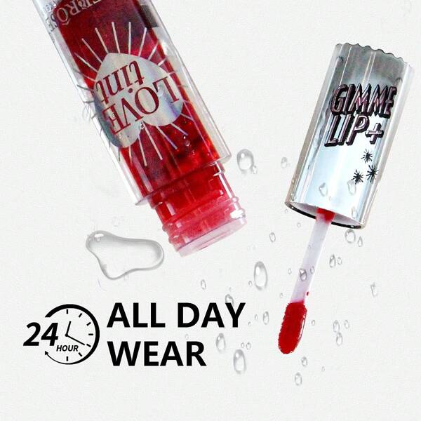 Waterproof Lip Tint Stain Vivid Color 24 Hours Long Lasting Watery Lip