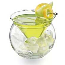 1 Miếng Ly , Phân tử Ly cocktail , Tam giác Hình dạng Ly Với giá đỡ , Creative Trong suốt Trái bóng Ly , - Trong sáng - Xem 3