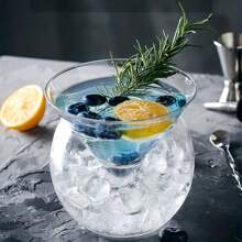 1 Miếng Ly , Phân tử Ly cocktail , Tam giác Hình dạng Ly Với giá đỡ , Creative Trong suốt Trái bóng Ly , - Trong sáng - Xem 4