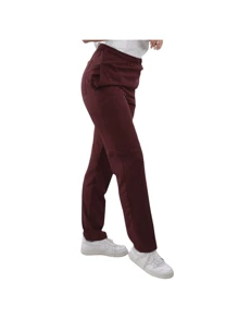 SOULMATE Pantalón Quirúrgico Dama - Burdeos - Ver 2