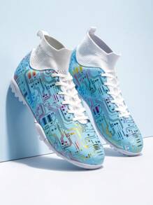 男士足球鞋,草鞋釘,高筒足球鞋,透氣運動足球靴,戶外室內運動步行鞋,足球靴,男女通用款