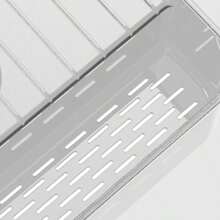 1入組廚房收納盒,水槽排水架,水龍頭海棉布架 - 白色 - 查看 6