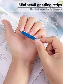 100 Chiếc Dũa Móng Tay 2 Mặt Bền Móng Tay Nghệ Thuật Làm Móng Tay Chân Emery Ban Làm Móng Gậy - Nhiều màu - Xem 4
