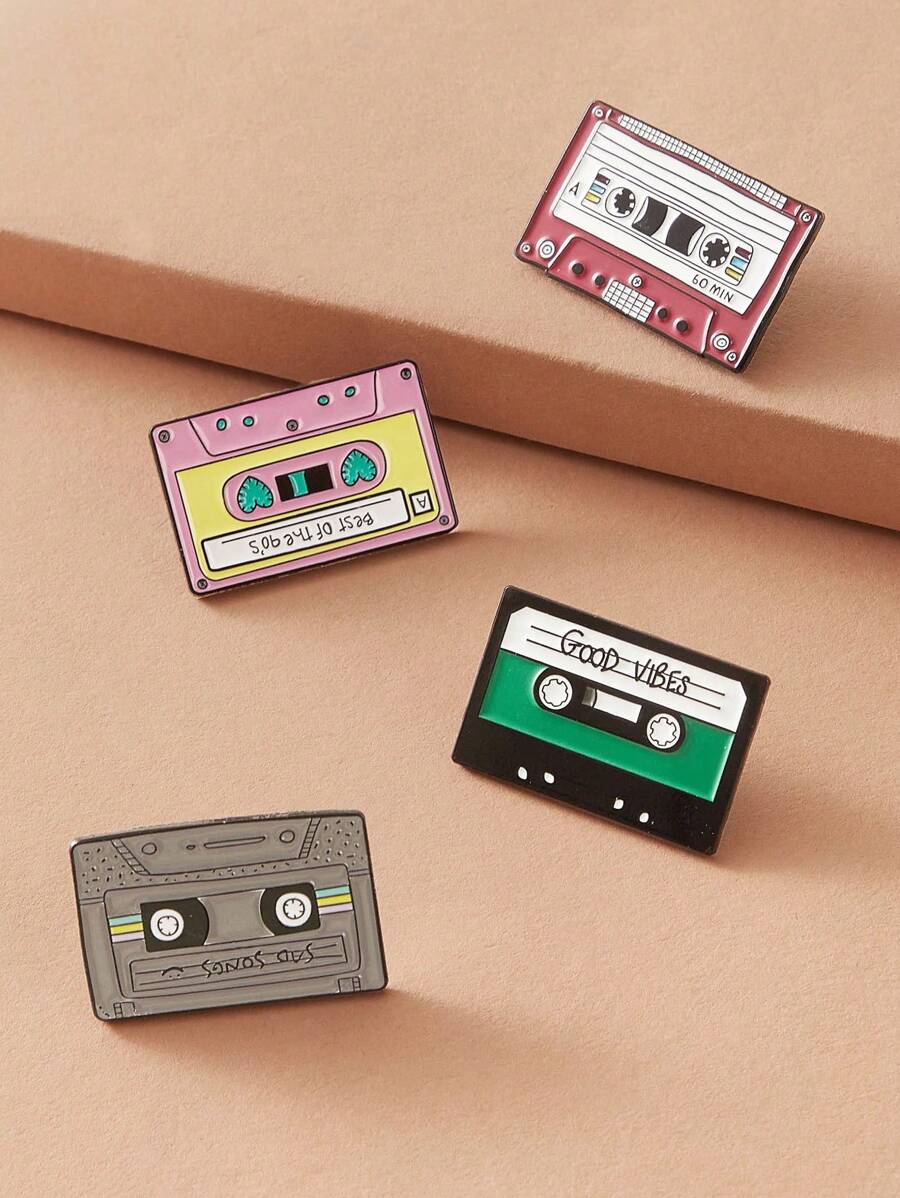 4 băng từ thiết kế trâm - Nhiều màu - Xem 1