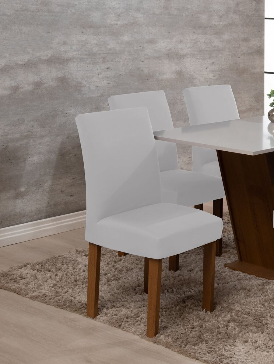 Dennis Confecções Chair Covers - Trắng - Xem 1