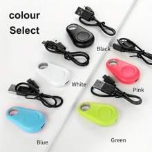 迷你可充電防丟失定位gps追踪器鑰匙扣智能家居手機汽車鑰匙查找定位標籤小型防丟失追踪器報警定位,適用於老人、狗和貓寵物、錢包和行李追踪器,作為禮物非常適合 - 綠色 - 查看 9