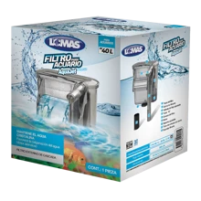 Lomas Aquajet Slim External Filter For Fish Tank With 40 Liter Capacity - Black - View 1