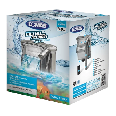 Lomas Aquajet Slim Filtro Externo para Pecera Con Capacidad de 40 Litros