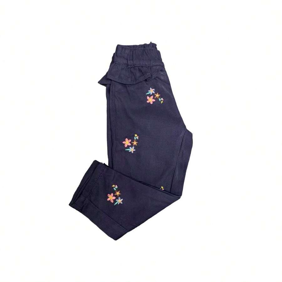 Tween Girls Pants - Màu xanh hải quân - Xem 1