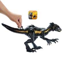 Mattel Figura de Dinosaurio Jurassic World Indoraptor Track N Attack con Equipo de Seguimiento y 3 características de Ataque, Regalo de Juguete con Juego físico y Digital - Multicolor - Ver 4
